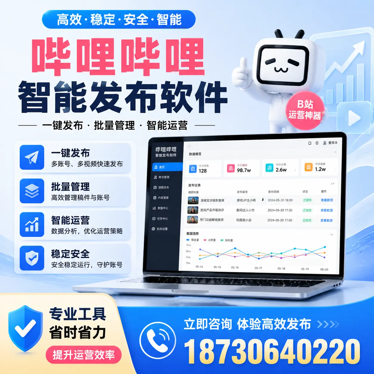 解密哔哩哔哩智能发布软件：功能与优势分析在固原